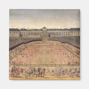 Carousel given for Louis XIV Magnet