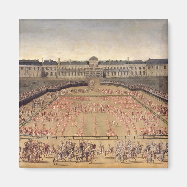 Carousel given for Louis XIV Magnet (Front)