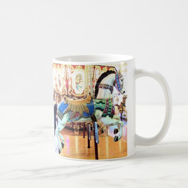 Carousel Horse #2 Coffee Mug (Right)