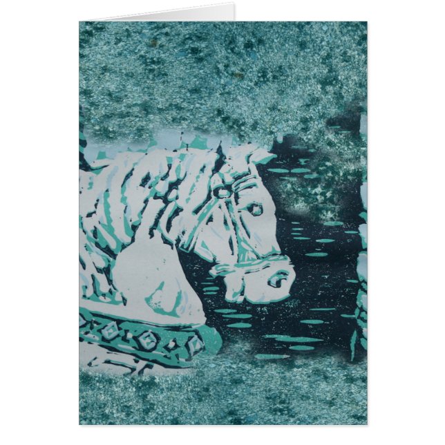 Carousel Horse Aquamarine (Front)