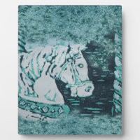 Carousel Horse Aquamarine