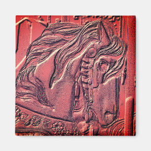 Carousel Horse Art Magnet
