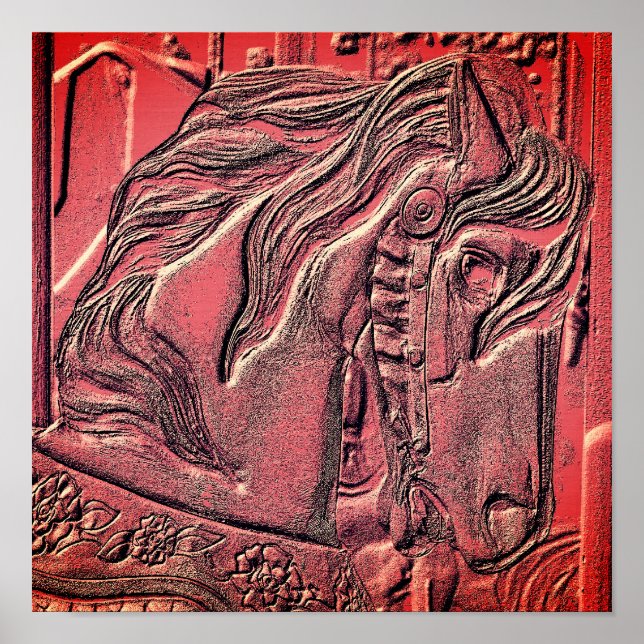 Carousel Horse Art  Poster (Front)