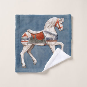 Carousel Horse by Henry Murphy   Wash Cloth
