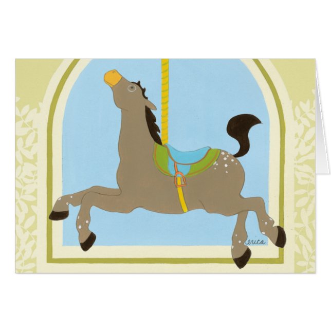 Carousel Horse by June Erica Vess (Front Horizontal)