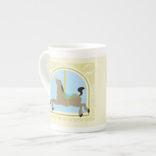 Carousel Horse by June Erica Vess Bone China Mug