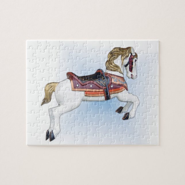 Carousel Horse Children’s Jigsaw Puzzle (Horizontal)