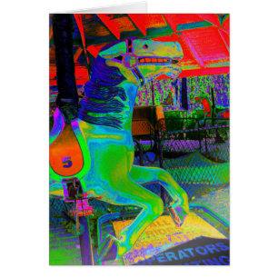 [Carousel Horse] Colourful - Any Occasion Card
