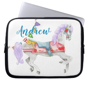 Carousel Horse Custom Template Laptop Sleeve