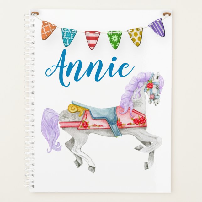 Carousel Horse Custom Template Planner (Front)