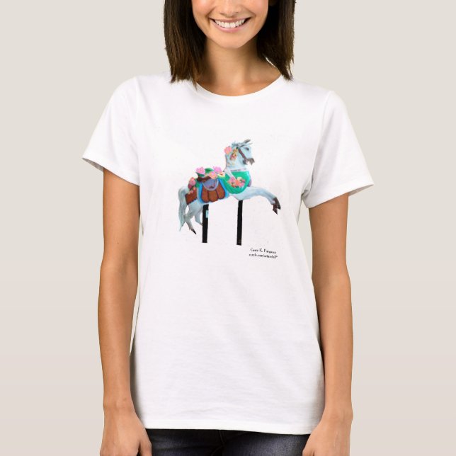 CAROUSEL HORSE DECORATIVE " T-Shirt (Front)