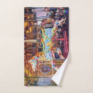 Carousel Horse Hand Towel