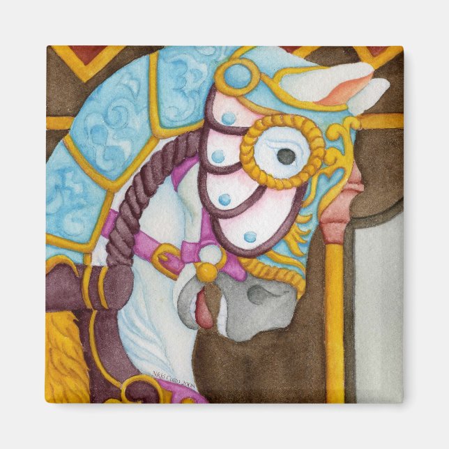 Carousel Horse Magnet (Front)