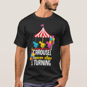 Carousel Horse Merry Go Round Design for Girls and T-Shirt