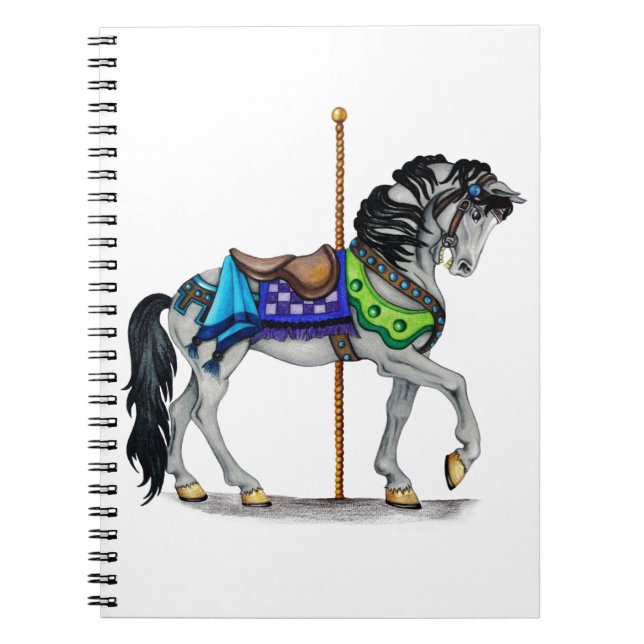 Carousel Horse Notebook (Front)
