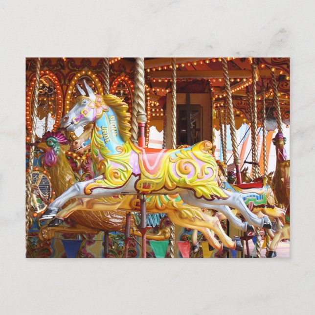 Carousel Horse Postcard (Front)