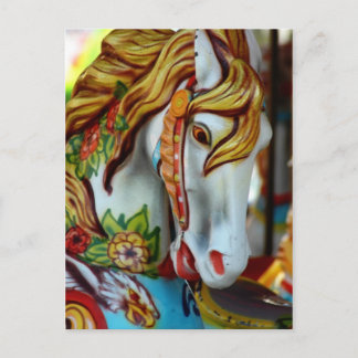 Carousel Horse Postcard