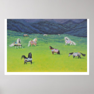 Carousel Horse Retirement Poster