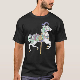 Carousel Horse Sticker T-Shirt