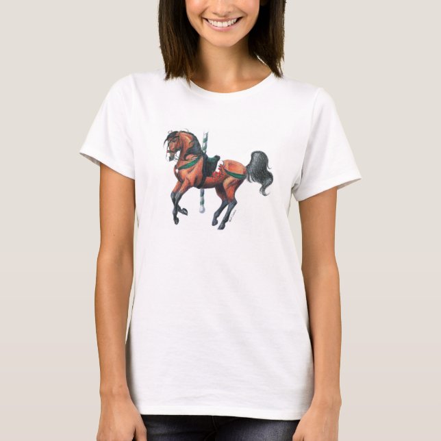carousel horse T-Shirt (Front)