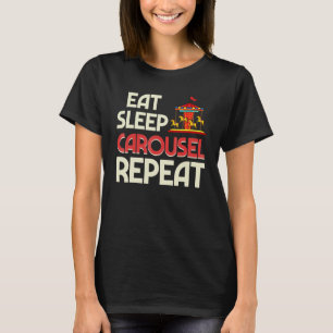 Carousel Horse Tornado Carnival Ride Amusement Par T-Shirt
