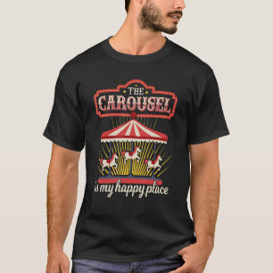 Carousel Horse Tornado Carnival Ride Amusement Par T-Shirt