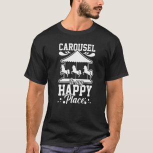 Carousel Horse Tornado Carnival Ride Amusement Par T-Shirt