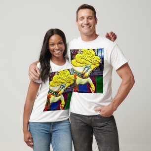 Carousel Horse With Yellow Mane T-Shirt