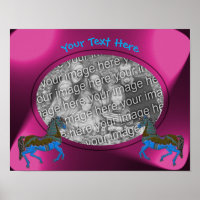 Carousel Horses Frame Create Your Own Photo