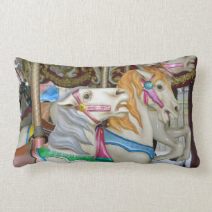 Carousel horses lumbar cushion