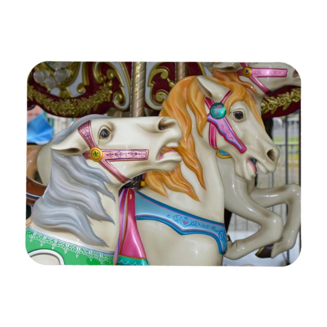 Carousel horses magnet (Horizontal)