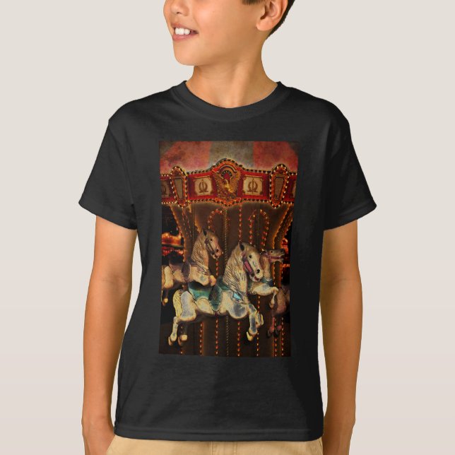 Carousel Horses T-Shirt (Front)