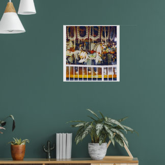 Carousel in Oil poster