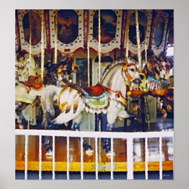 Carousel in Oil poster (Front)