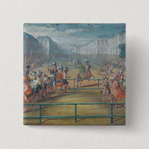 Carousel of Amazons in 1682 15 Cm Square Badge
