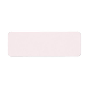 Carousel Pink Return Address Label