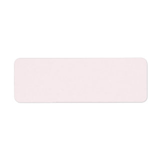Carousel Pink Return Address Label