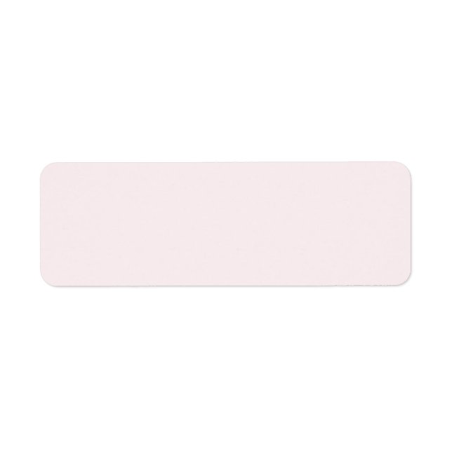 Carousel Pink Return Address Label (Front)