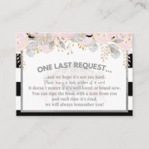 Carousel pink silver books for baby insert cards