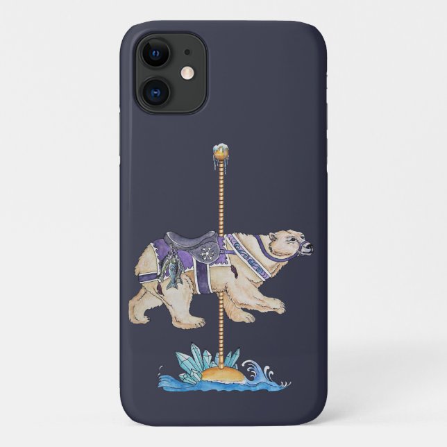 Carousel Polar Bear Case-Mate iPhone Case (Back)