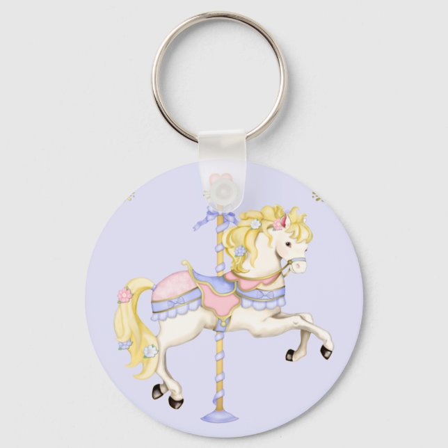 Carousel Pony Key Ring (Front)