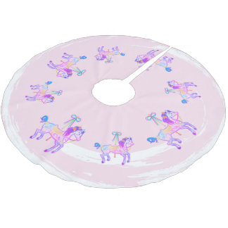 Carousel Pony tree skirt