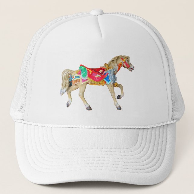. Carousel Pony Trucker Hat (Front)