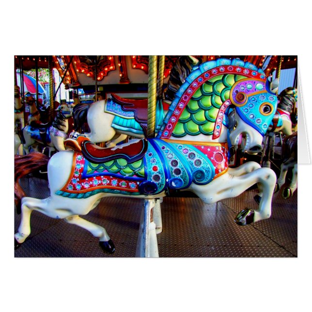 Carousel Pony with Mask (Front Horizontal)