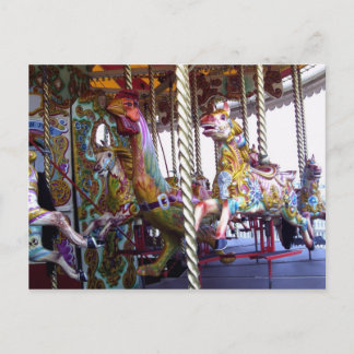 Carousel postcard