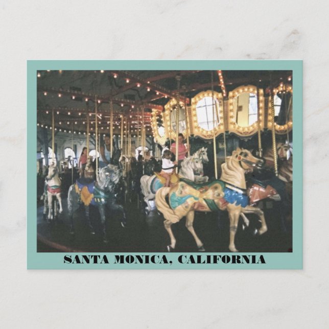 Carousel Postcard (Front)