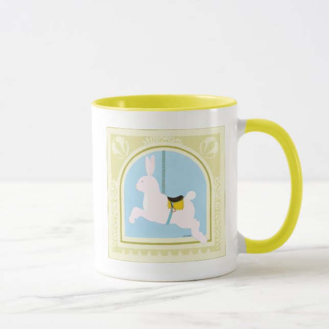 Carousel Rabbit by June Erica Vess Mug (Right)