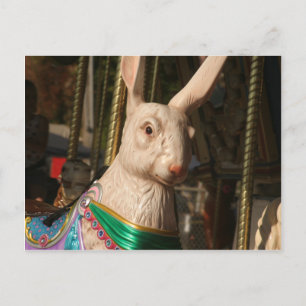 Carousel_Rabbit Postcard