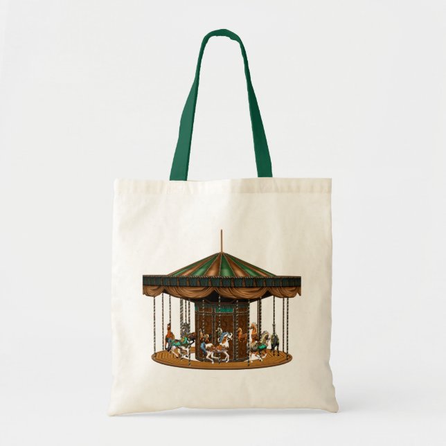 Carousel Ride Tote Bag (Front)