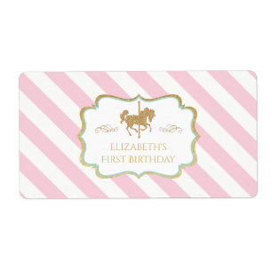 Carousel Water Bottle Labels